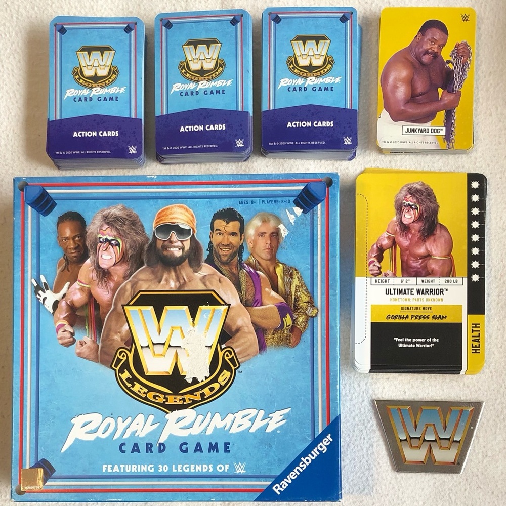 WWE Legends Royal Rumble Card Game Ravensburger 2022 Wrestling WWF